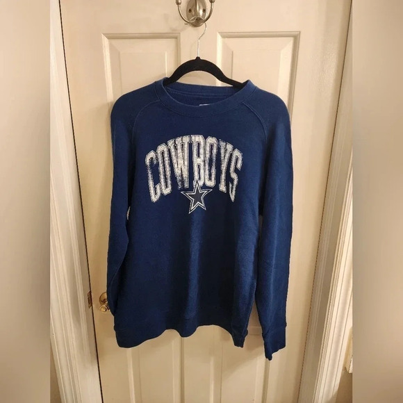 VINTAGE cowboys crewneck sweatshirt LG - Picture 1 of 4